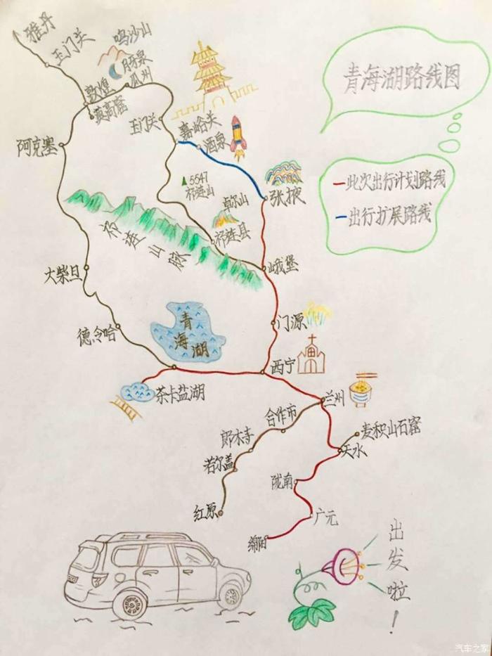 大西北路线图