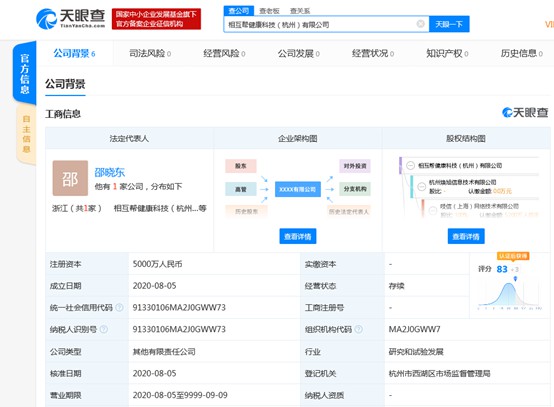 蚂蚁集团关联公司斥资5000万成立健康科技新公司_金融_电商报 蚂蚁集团关联公司斥资5000万成立健康科技新公司_金融_电商报
